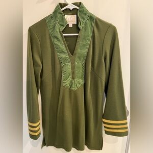 Sail to Sable Green Tunic Top